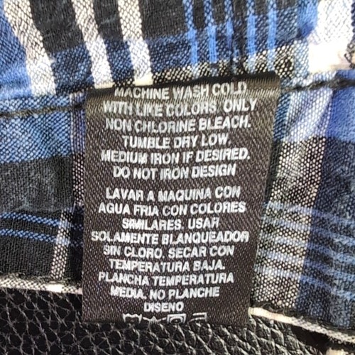 Beverly Hills Polo Club 34 Men's Blue & Black Plaid Cargo Multi Pockets Shorts - Picture 9 of 14