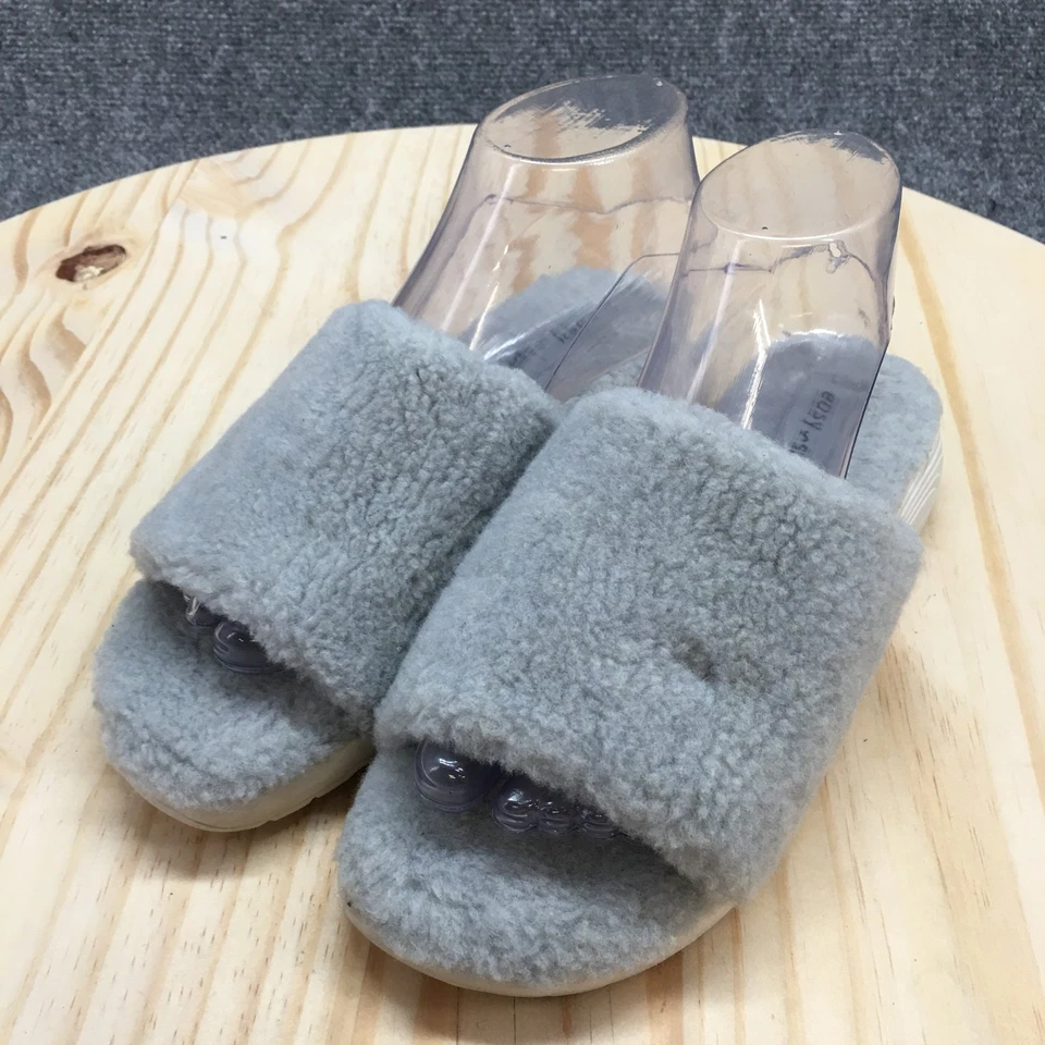 Zapatillas Easy Spirit para mujer 7 W Trista informales sin cordones acogedoras planas deslizables grises Foto 3 de 4