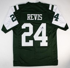 Camiseta deportiva firmada por Darelle Revis de los New York Jets (JSA) 7xPro Bowl Cornerback / 2023 Salón de la fama