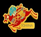 Beautiful Milano-Cortina 2026 Winter Olympics - China NOC Pin — photo 1