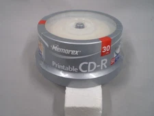 MEMOREX  CD-R - 52 X / 700 MB / 80 MINUTES 30 PACK - NEW SEALED