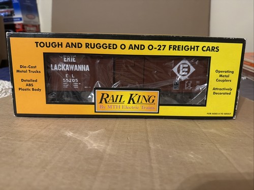 Vagón de carga MTH Rail King Erie Lackawanna escala O (30-7428) | Zustand: New