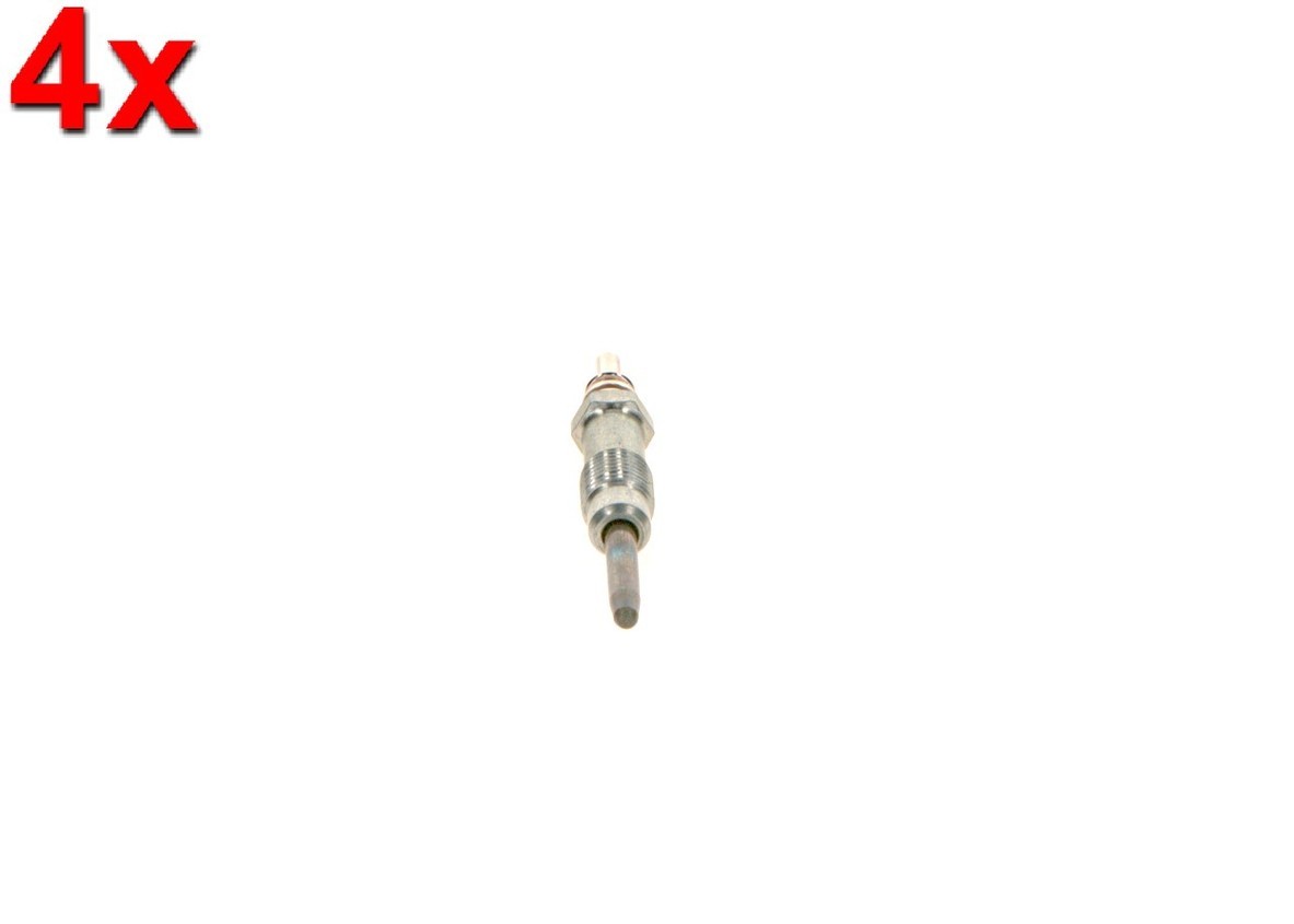BOSCH 4x Glow Plugs For MERCEDES MULTICAR Ux100 PUCH G-Modell 95-10 0250202140