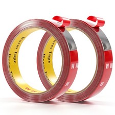 2PK Auto Tape Acrylic Foam Double Sided Back Car Mounting Adhesive 3mx20mm 10ft
