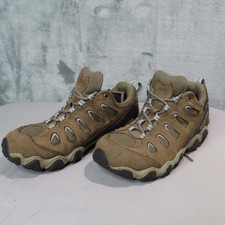 Oboz Sawtooth Low B-DRY Waterproof Hiking Shoes Womens Size 8 Brown Leather