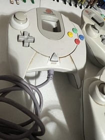 Sega Dreamcast LOT of 3 Official White Grey Controllers HKT-7700 OEM Tested 