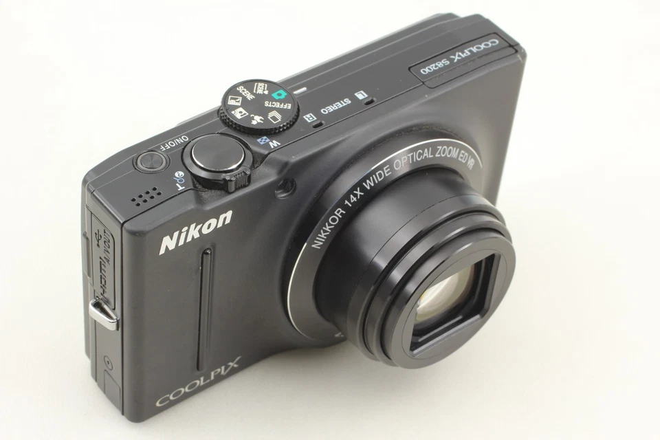 [MINT] Nikon COOLPIX S8200 16.1MP 14x Compact Digital Camera Black From JAPAN - Image 3 of 4