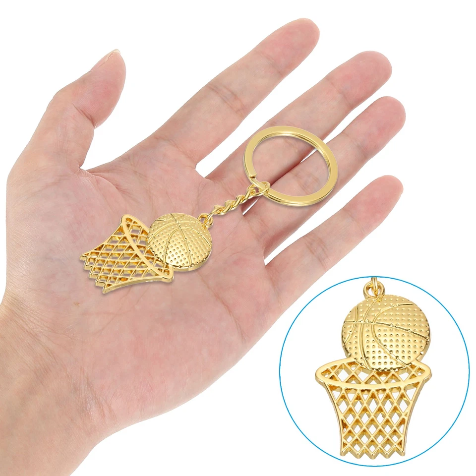 Баскетбольное кольцо брелок мини Sport баскетбол брелок подвеска золото - Изображение 4 из 4