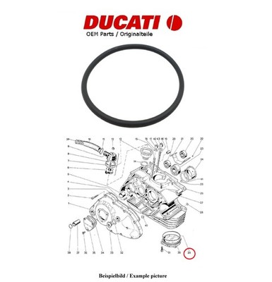 Ducati GTL GTV 350 500 Dichtring Ölfilter Deckel Service Wartung