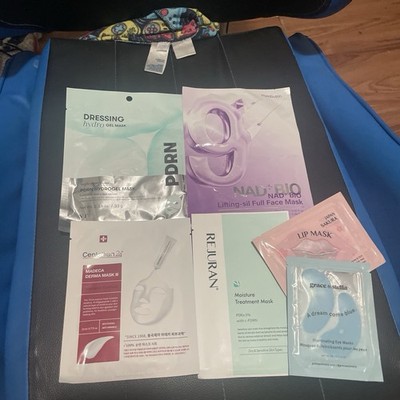 Assorted PDRN/NAD+ Hydrating Lifting Mask Set Sheet Lip Eye for Dry Skin