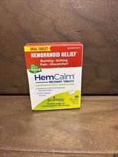 Boiron HemCalm Hemorrhoid Relief Tablets, 60 Count
