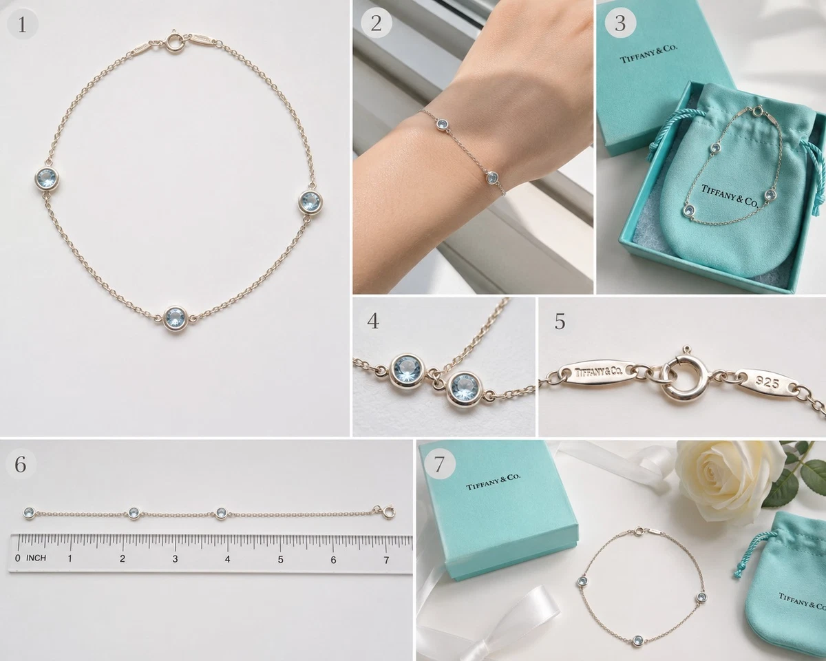 Tiffany & Co. Aquamarine Gemstone Fine Bracelets for sale | eBay