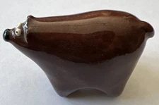 Christine Chris Rademacher Brown Bear Sculpture Figurine Ceramic Art