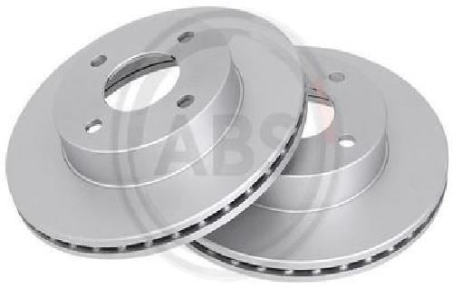 2x Original A.B.S. Brake Disc 17146 for Nissan