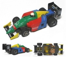 1990 TYCO Benetton FORD F-1 Factory PROMO PUSH CHASSIS No Strut Slot Body 8959