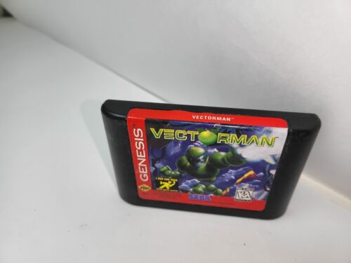 VECTORMAN Sega Genesis Game - Cartridge Only CLEANED & TESTED #P13 - Picture 2 of 4