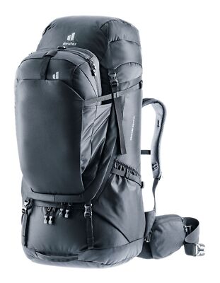 deuter Voyager 60 plus 10 SL Rucksack Trekkingrucksack Black schwarz Neu