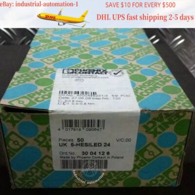 1PC NEW PHOENIX 3004126 UK 5-HESILED 24 Connection Terminal