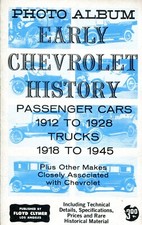 Early Chevrolet History by Doug Bell - Free Shipping