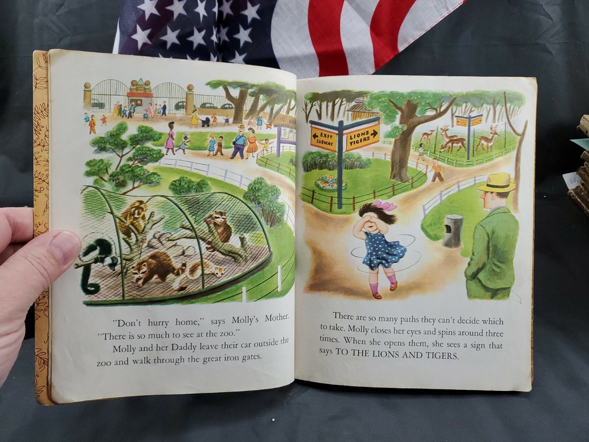 A Day At The Zoo #88 A Little Golden Book 