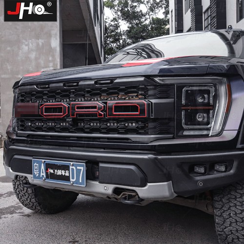 2024-2025 Ford Raptor F-150 Grill Letter Outlines - vinyl stickers decals A Set - Picture 7 of 8