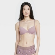 Auden The Everyday T-Shirt Bra Size 32DDD Pale Purple NWT