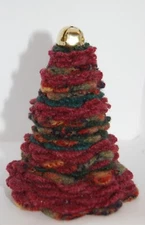 Handmade Felted Wool Christmas Dark Verigated Tree