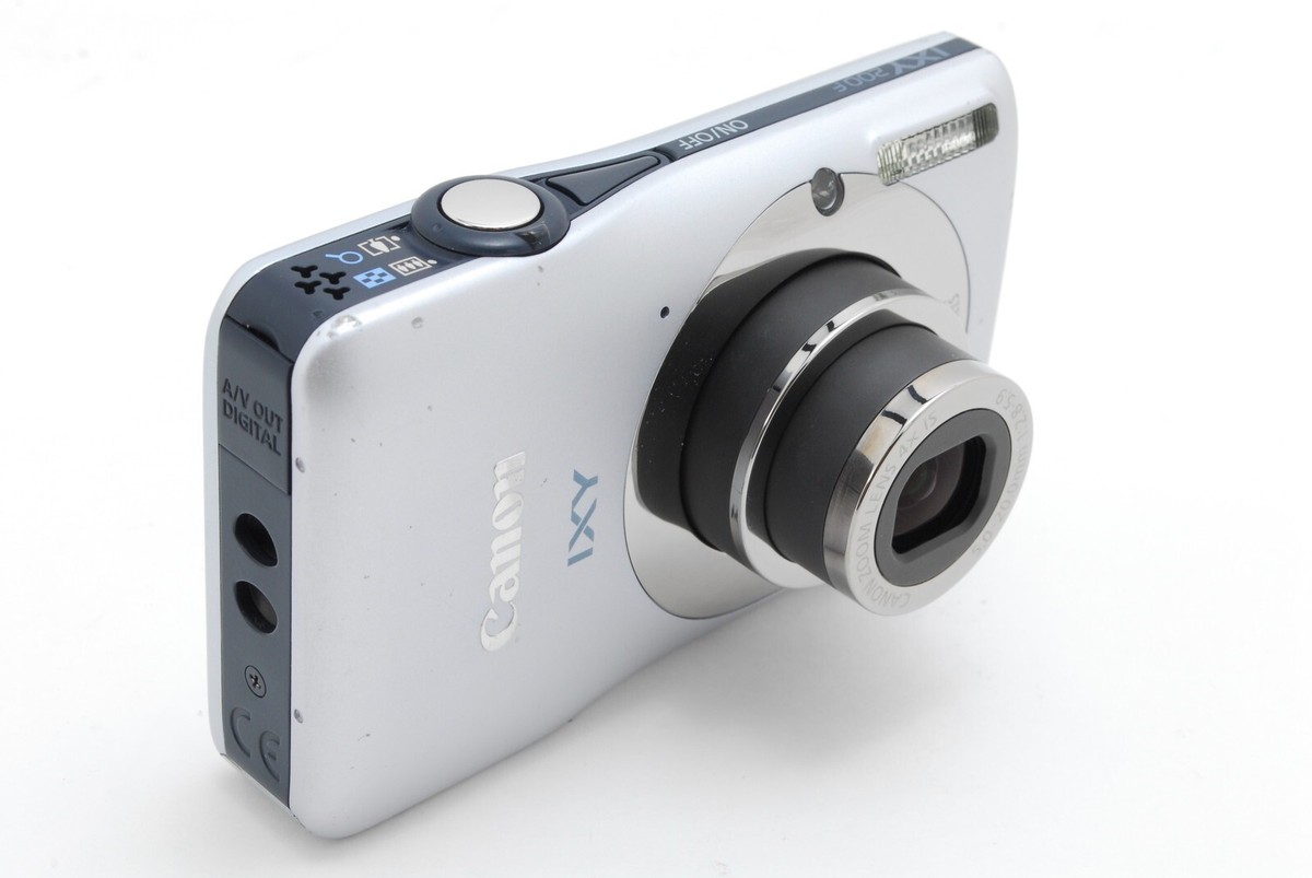 NEAR MINT w/strap] Canon IXY 200 F Digital Camera Silver