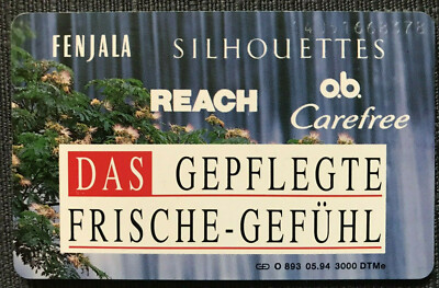 O 893 05.94 6 DM Johnson + Johnson fenjala ob Carefree nur 3000 Ex. Neu* Mint***