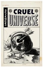 EC CRUEL UNIVERSE #3 CVR D INC 1:20 DAVE JOHNSON B&W ARTIST ED - NOW SHIPPING