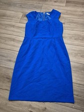 Calvin Klein Dress Women’s Size 12 Royal Blue Sleeveless Office Party Sheath