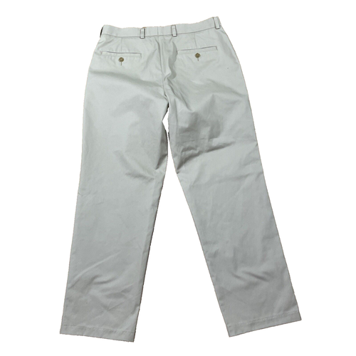JOHN W NORDSTROM Pants Men 33w 33L Smartcare Wide Leg Khaki Beige Y2k 2010 33x32 - Picture 2 of 19