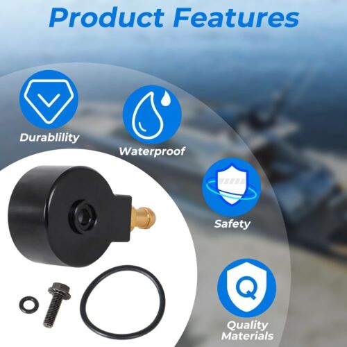 For Mercury 59071 35-91078A1 Fuel Filter Inlet Pump Cover Mariner 6cyl 115 140hp - Foto 6 di 12