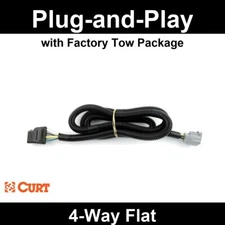 CURT 2010-2023 Lexus RX450h with Factory Tow Package Custom 4-Flat