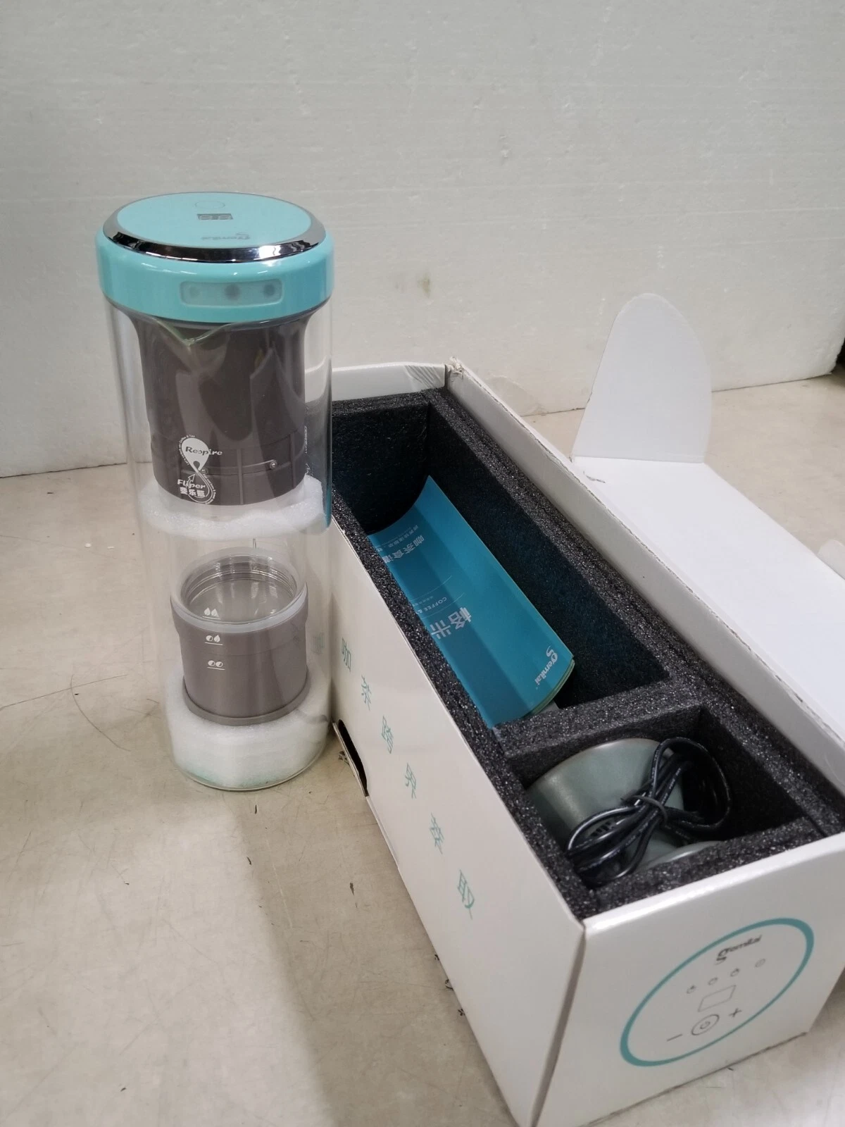 Gemilai Portable Cold Brew Coffee Cup Negative Pressure Extraction Coffee
