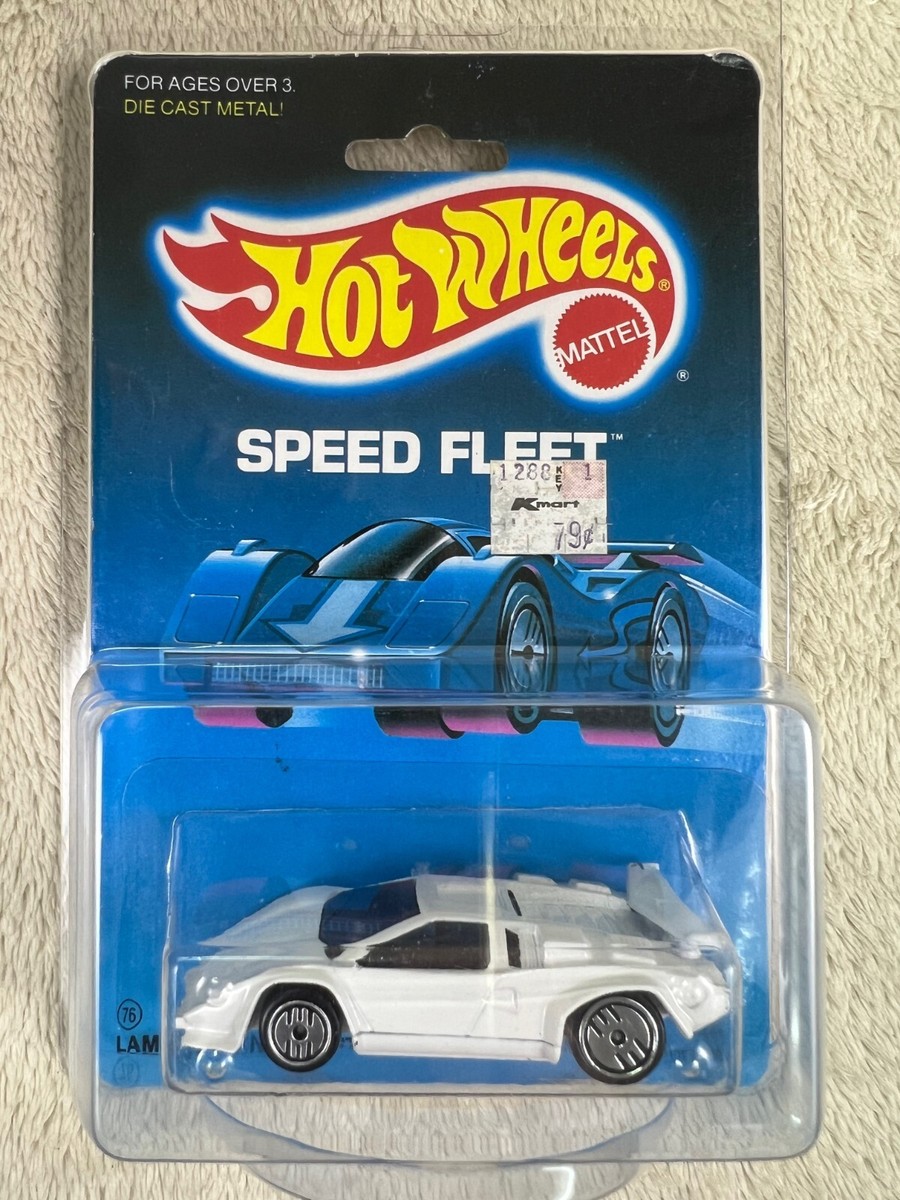 🇮🇹🇮🇹Vintage 1986 Hot Wheels Speed Fleet Lamborghini Countach