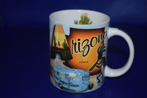 Hermosa taza de café occidental ARIZONA - varias escenas - bonita - Imagen 3 de 4