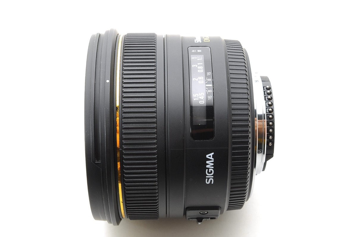 Near Mint] Sigma DG 50mm f/1.4 HSM DG EX Lens For Nikon from Japan