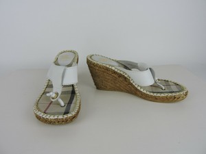 white leather espadrille wedges