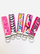 wristlet key fob/ multi color/ zebra/ fits over the wrist