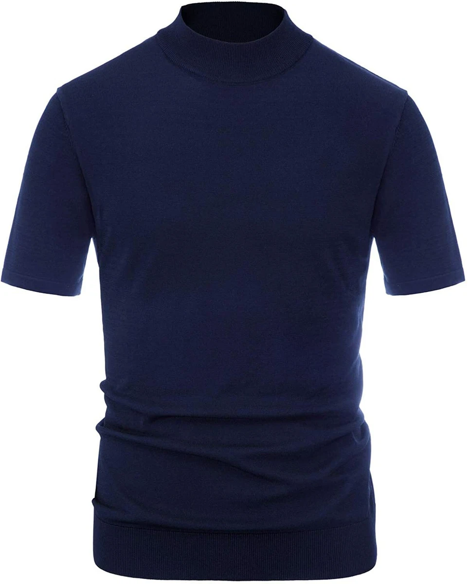 mens mock turtleneck short sleeve nike