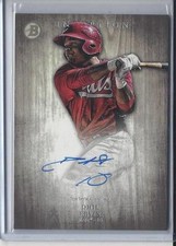 PHIL ERVIN 2014 TOPPS INCEPTION REDS ON CARD PROSPECT AUTO