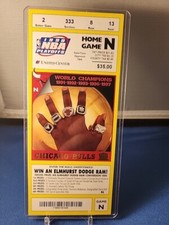 1998 NBA Playoffs Chicago Bulls Ticket Stub N UNUSED COMPLETE Ticket Home Game N