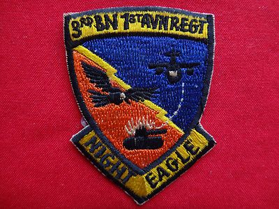 US Army 3rd Battalion 1st AVIATION Regiment NIGHT EAGLE Patch