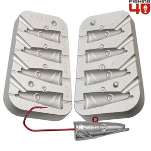 Stampo Esagonale Per Bombe Da Pesca – Modelli 60-80-100-120-140 G, Perfetto Per Spiaggia E Barca