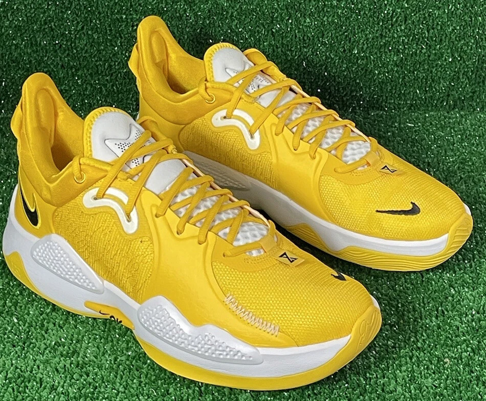 Nike PG 5 TB Promo Yellow DM5045 700 Mens size 13.5 Basketball Shoes