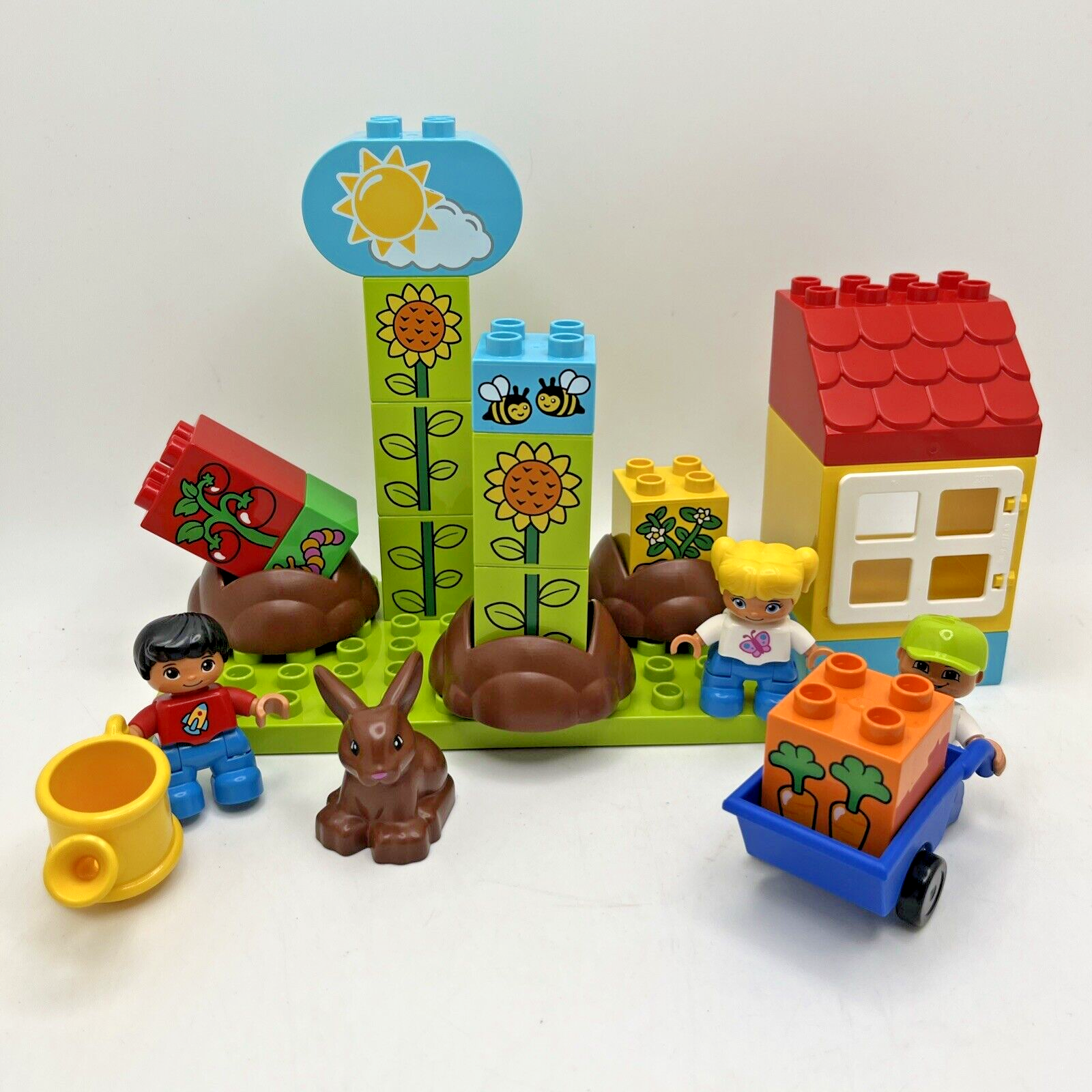 LEGO DUPLO: My First Garden (10819) excellent condition complete figures rabbit