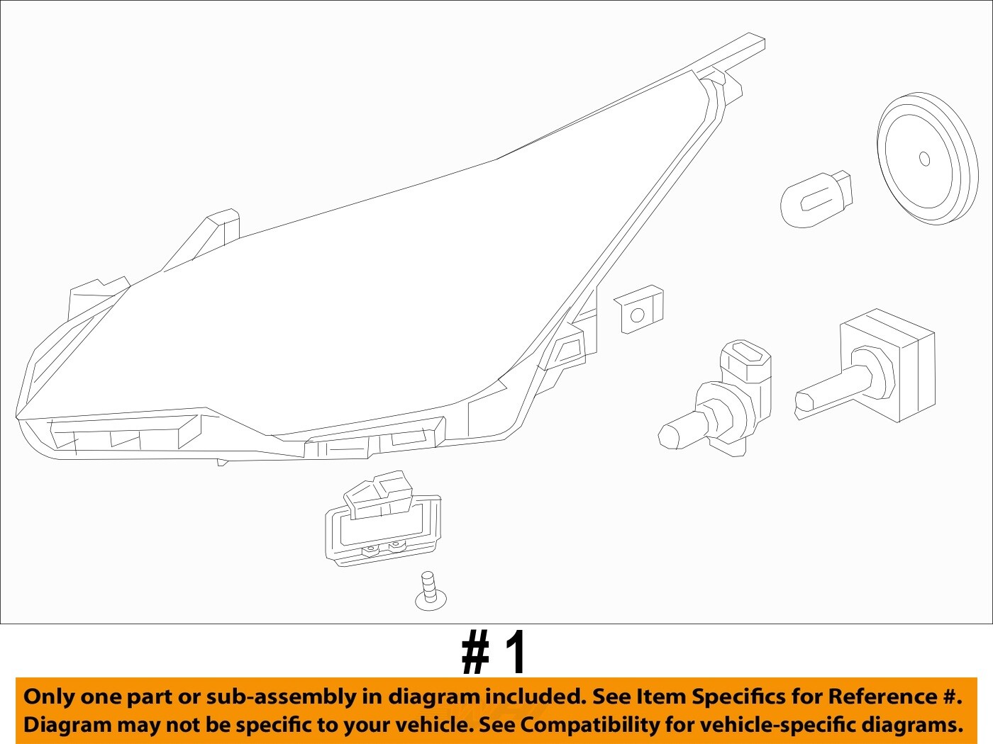 Buick GM OEM 16-18 Envision-Headlight Assy 84152651 | eBay 