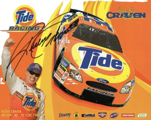 Ricky Craven NASCAR Original Autographed Photos