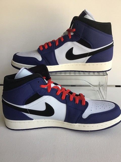 Nike Air Jordan 1 Mid SE Deep Royal Blue/Black Mns.Sz.13 (852542-400) | eBay